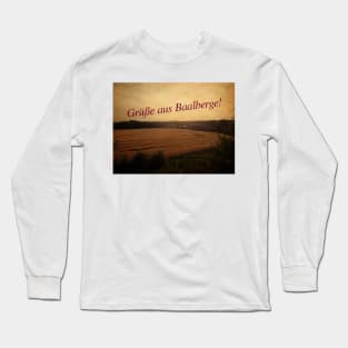 Greetings from Baalberge, Retro Long Sleeve T-Shirt